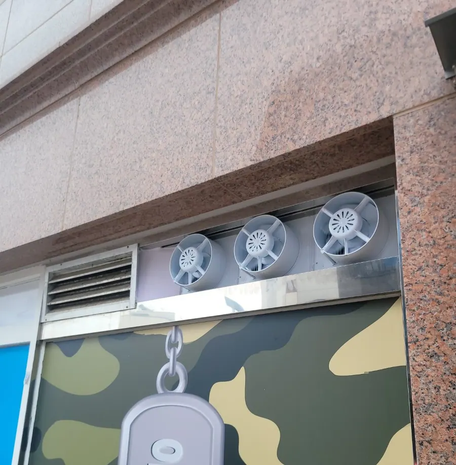 식당 환풍기 신규설치 현장 사진 1