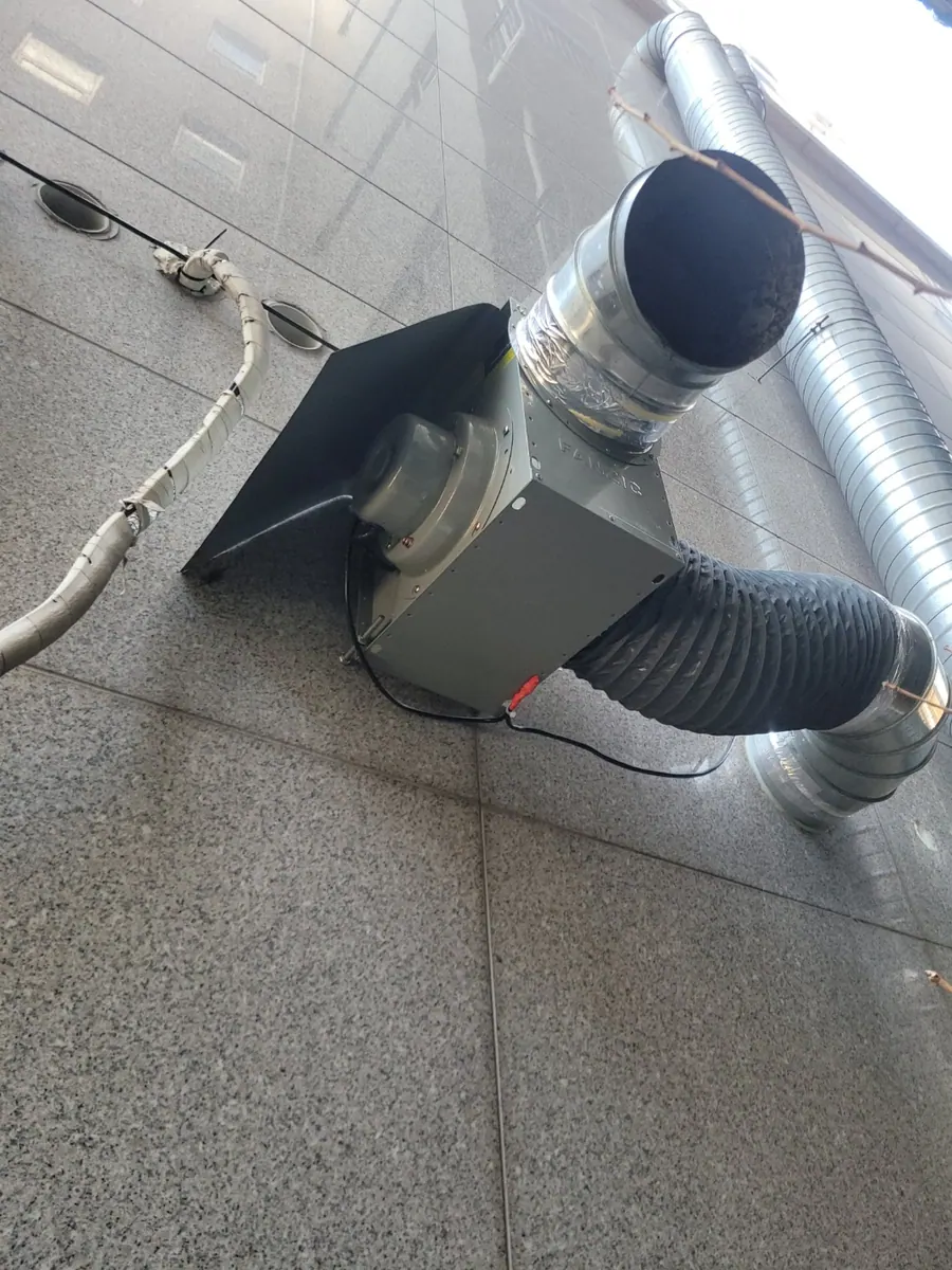 한식부페 시로코팬교체 현장 사진 2